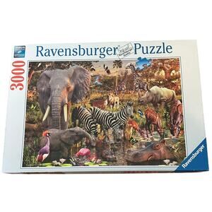 Ravensburger Puzzle 3000 Pc African Animal World‎ Theme 121cm x 80cm UNVERIFIED